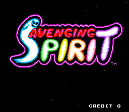 Avenging Spirit Title Screen